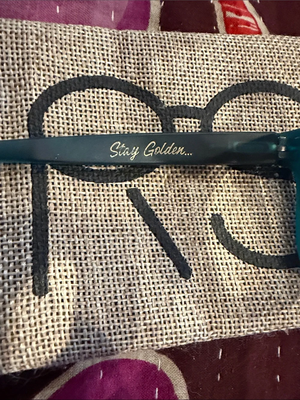 Stay Golden Matte Teal Cat-Eye Reading Glasses for Women +2.50